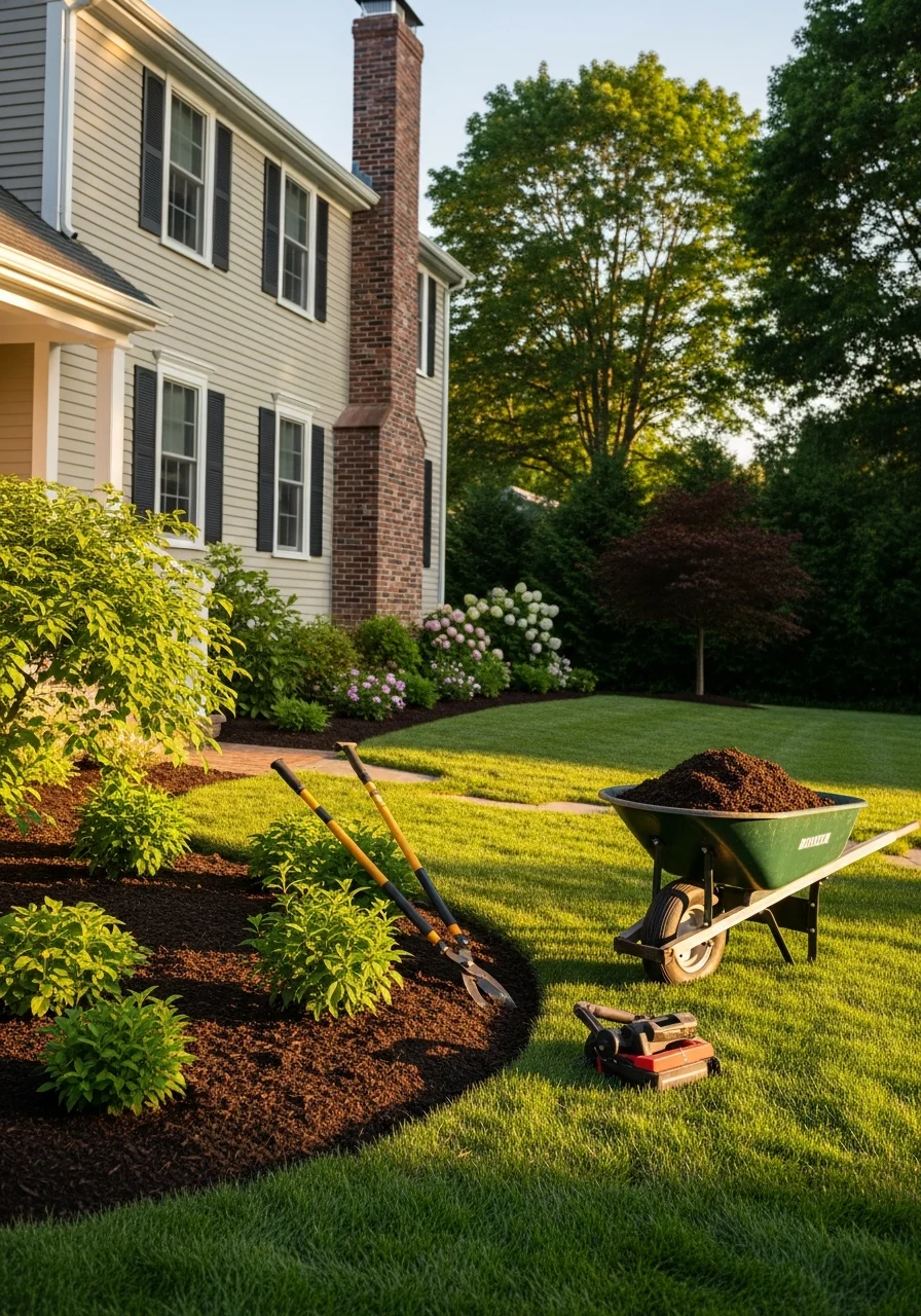 Service professional completing work at a Canton home with homeowner approval and satisfaction.